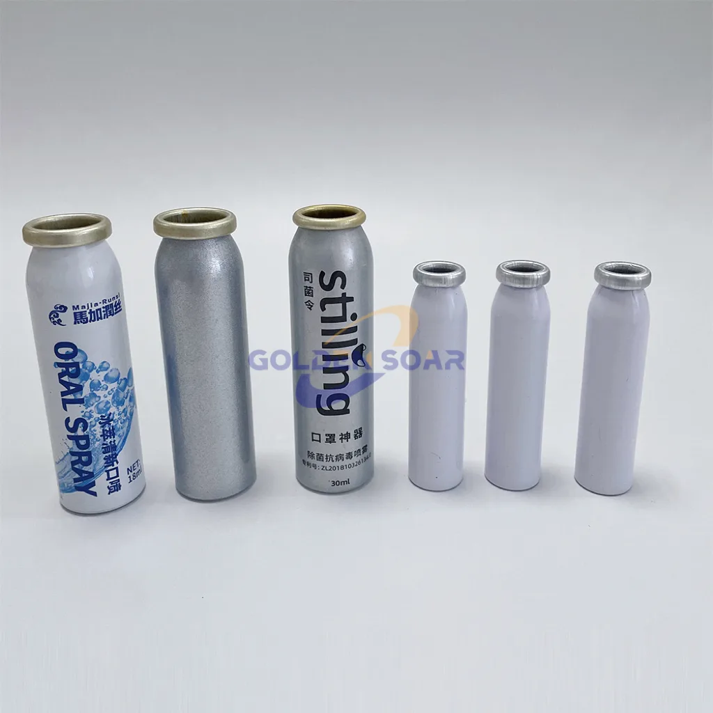 Boîtes d'aérosol en aluminium