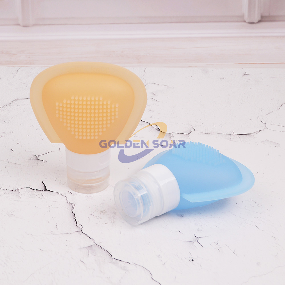 3pcs Lotion Squeeze Bottles Set Custom Portable Travel Cosmetic Containers BPA-Free Leak Proof Silicone Squeezable Bottles - Image 3