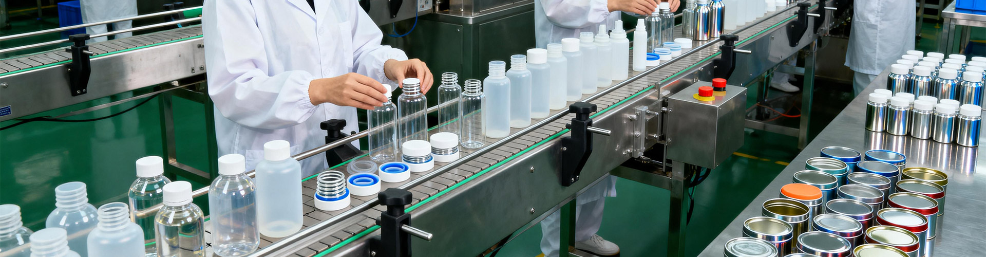 Laboratory and factory environment for testing packaging and silicone components