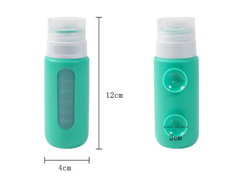 Silicone Cosmetic Packaging Bottle Exploded View Engineering