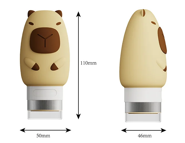 Capybara Packaging Bottle Industrial Dimensions and Size Analysis