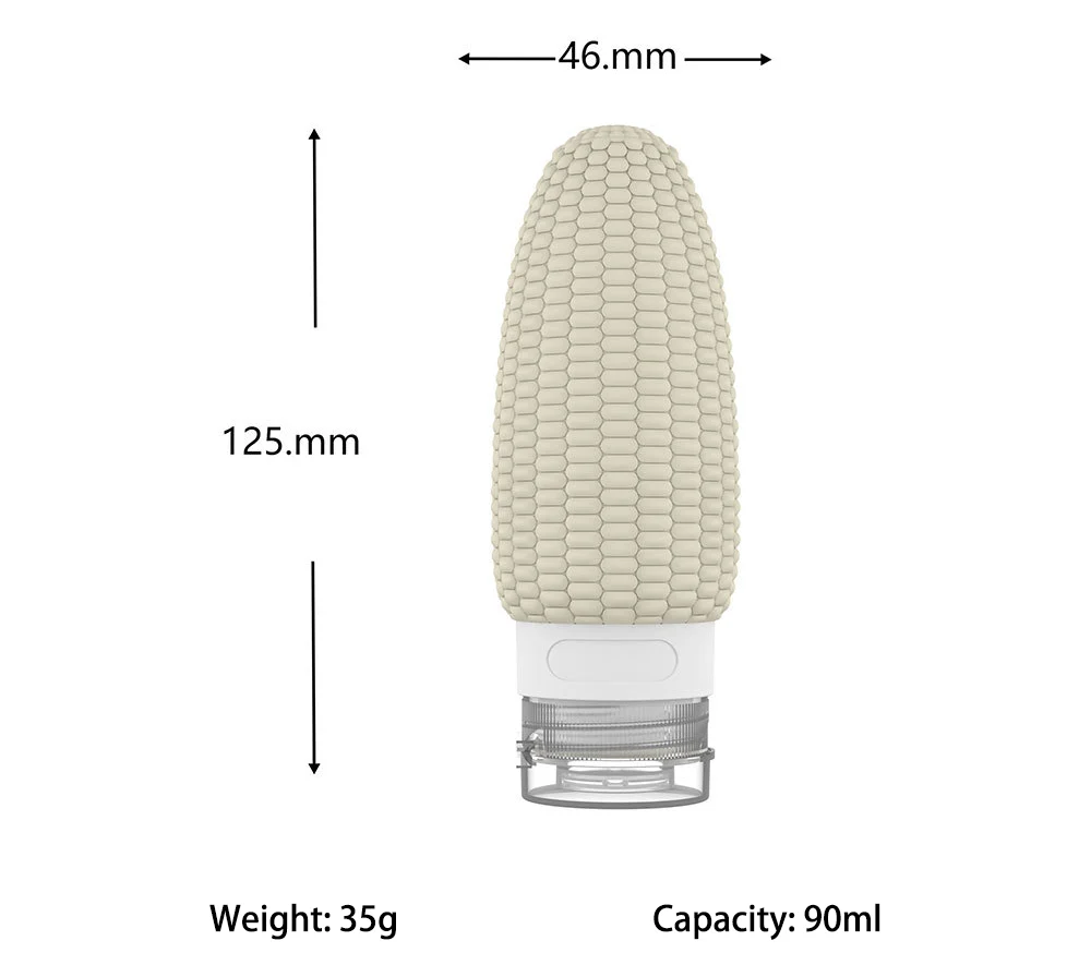 Corn Portioning Bottle Technical Dimensions